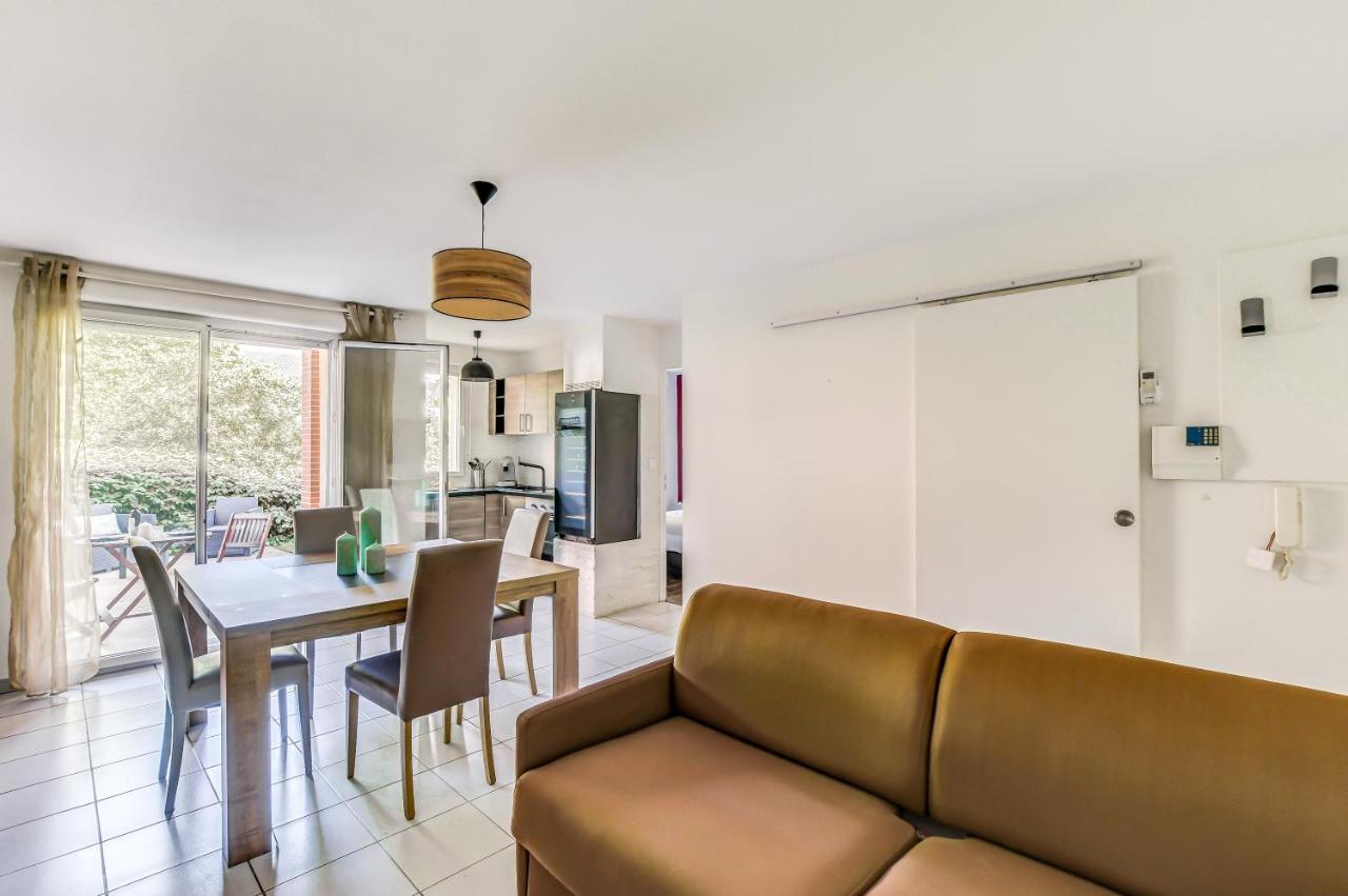T2 Jardinet Avec Piscine, Parking Et Tennis 圖盧茲 外观 照片